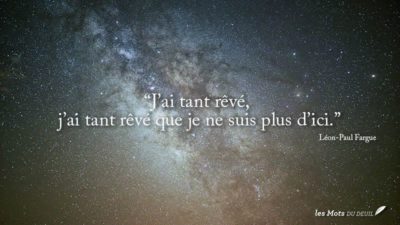 Deuil reves citation