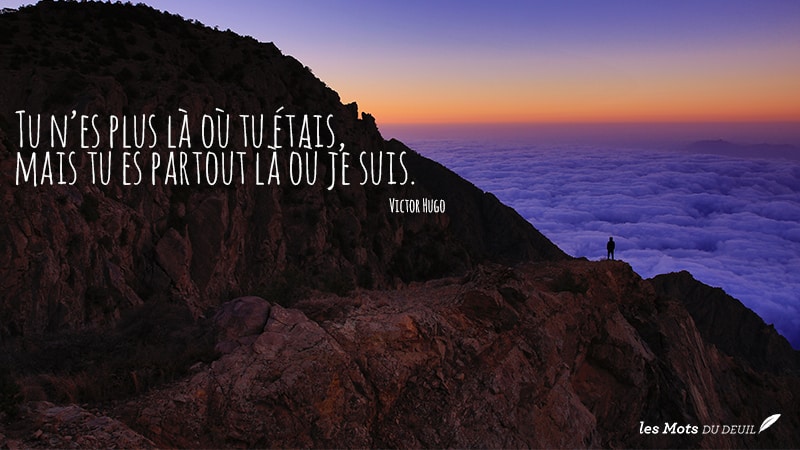 Victor Hugo Tu nes plus la ou tu etais